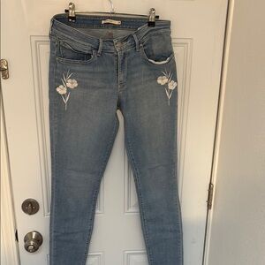 Levi's Blue Skinny Jeans Classic Style